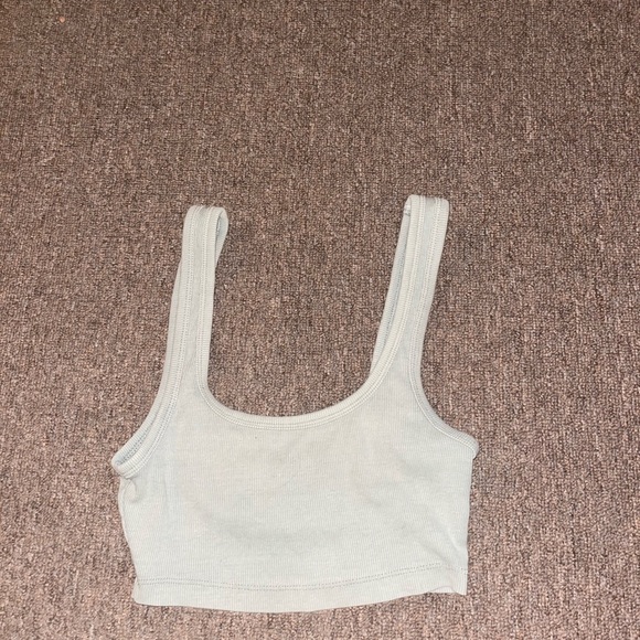 Light green Zara cropped top - Picture 1 of 1